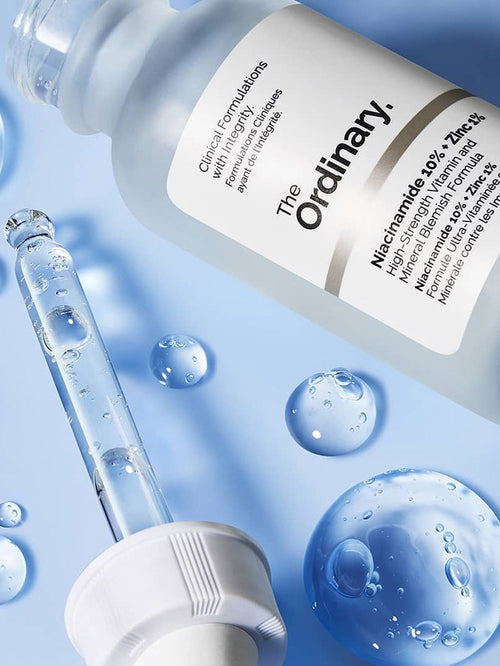 The Ordinary Niacinamide 10% + Zinc 1 % - 30ml |Oil Control, Pore Minimizing & Blemish Solution Serum|
