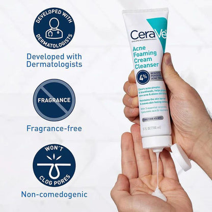 CeraVe 4 in 1 Skincare Kit Night Cream, Sunblock, Cleanser & Serum for Radiant Skin